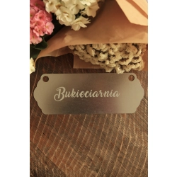 Szyld „Bukieciarnia”